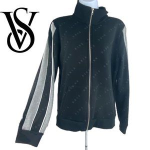 PINK Victoria’s Secret Black Full Zip Jacket size Medium
